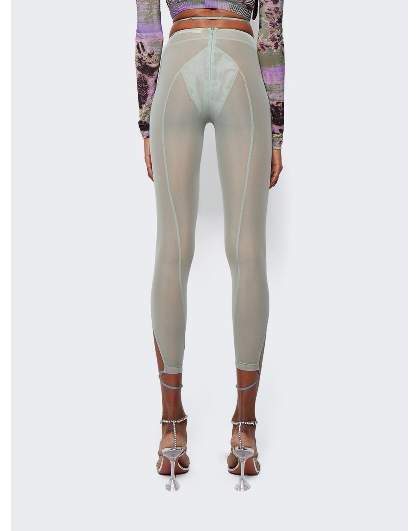 KNWLS | Women | Trouser With Underwear Finishings | Sage Green