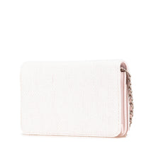 Chanel | Pre-Owned Canvas Deauville Wallet On Chain | Pink/Light Pink
