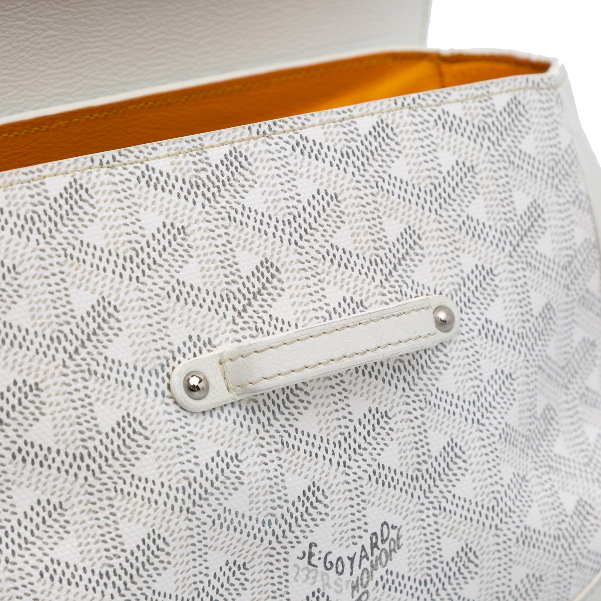 Goyard | Pre-Owned Mini Goyardine Saigon Souple - II | White