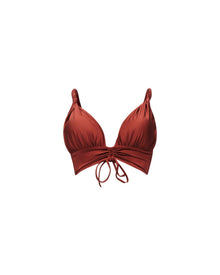 Karo Bikini Top | Chocolate