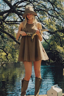 Hannah Dress | Khaki