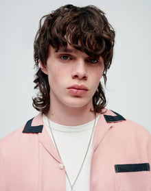 Mens | Striker Bowling Shirt | Pink/Black