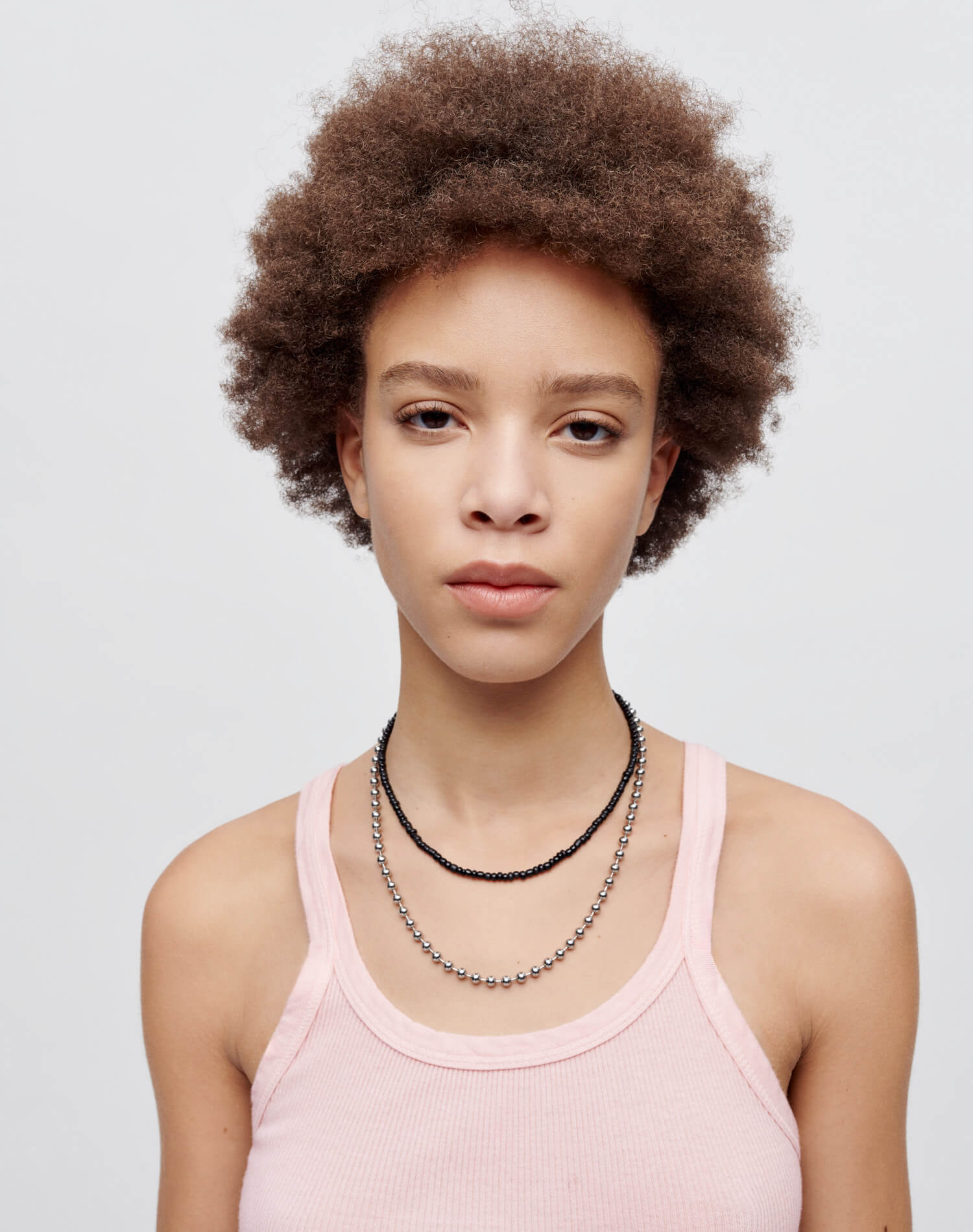 Womens | Hanes Ribbed Tank | Peony