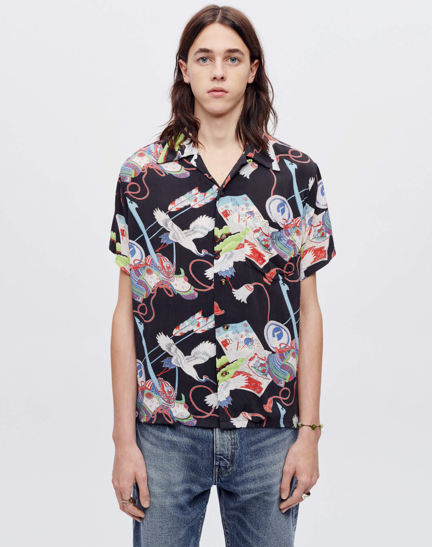 Mens | Hawaiian Shirt | Dark Samurai