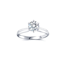 Womens | 1.00 CT Round Cut Lab Grown Diamond | Solitaire Engagement Ring | 14K White Gold | I-I1