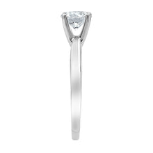 Womens | 1.25 CT Round Cut Lab Grown Diamond | Solitaire Engagement Ring | 14K White Gold | I-I1