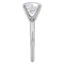 Womens | 3.00 CT Round Cut Lab Grown Diamond | Solitaire Engagement Ring | 14K White Gold | I-I1