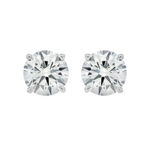 3.50 CT Round Lab-Grown Diamond | Stud Earrings | 14K White Gold | I-J Color | SI Clarity