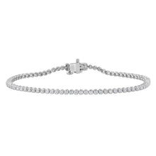 1.00 CT Round Lab-Grown Diamond | Bracelet | Platinum | G Color | SI Clarity