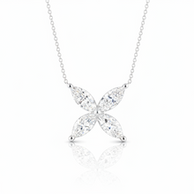 2.70 CT Marquise Lab-Grown Diamond | Pendant | 14K White Gold | G Color | VS-I Clarity