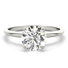 1.00 CT Round Lab-Grown Diamond | Engagement Ring | 14K White Gold | J-K Color | I1-I2 Clarity