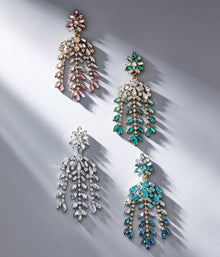 Elena Statement Earrings in Pink - Loren Hope