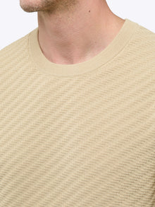 Mens | Riviera Knit Signature-Fit Textured Tee | Linen