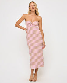 Lisette Dress | Azalea Stripe