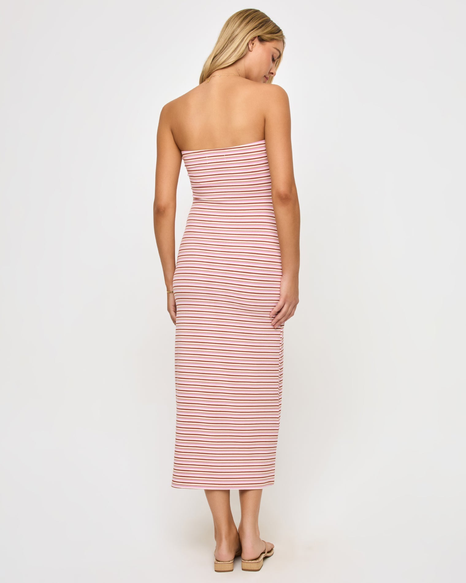 Lisette Dress | Azalea Stripe