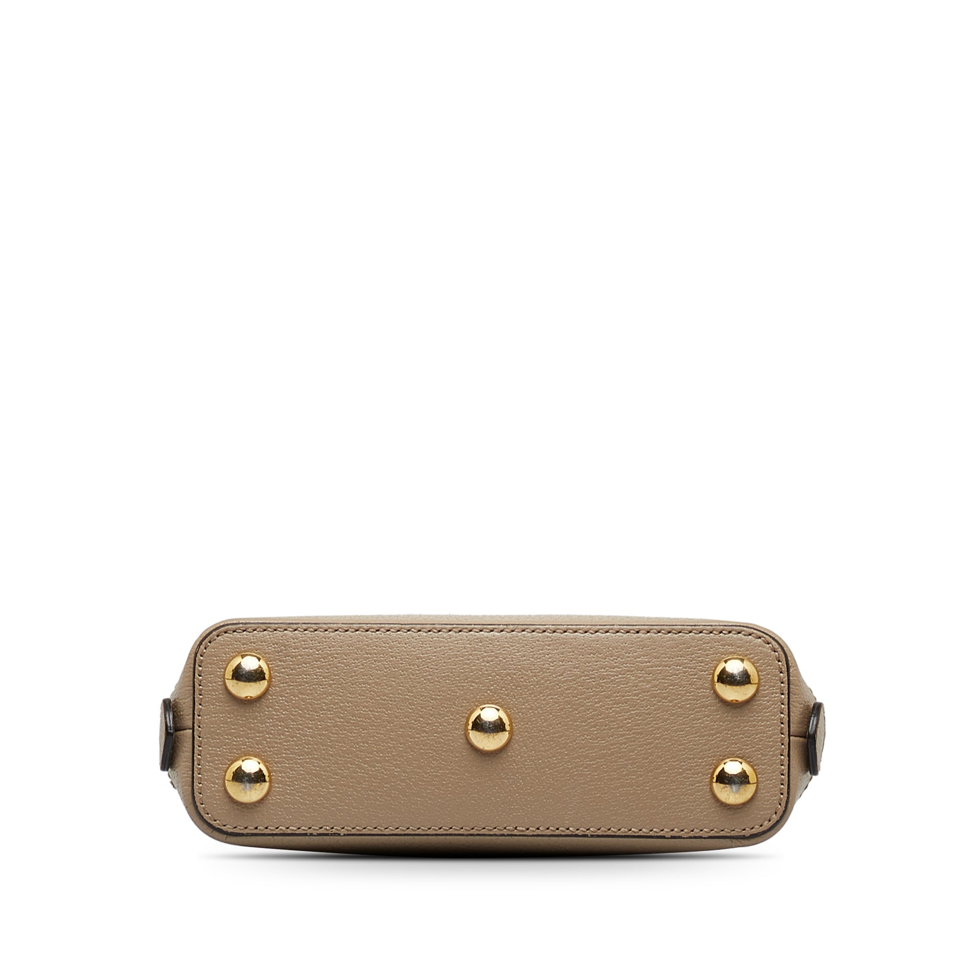 Gucci | Pre-Owned Mini GG Supreme Horsebit 1955 Satchel | Brown/Beige