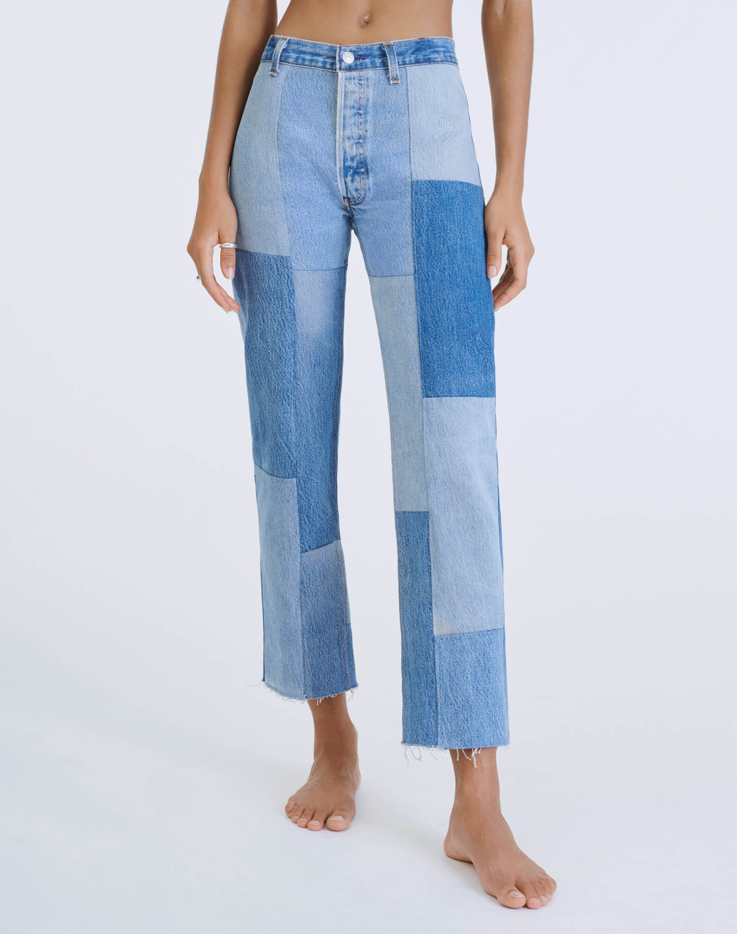 Womens | Upcycled Vintage | Levi's 70s Patch Jean | One-of-a-kind | Indigo