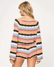 Lost Tides Short | Maldives Stripe
