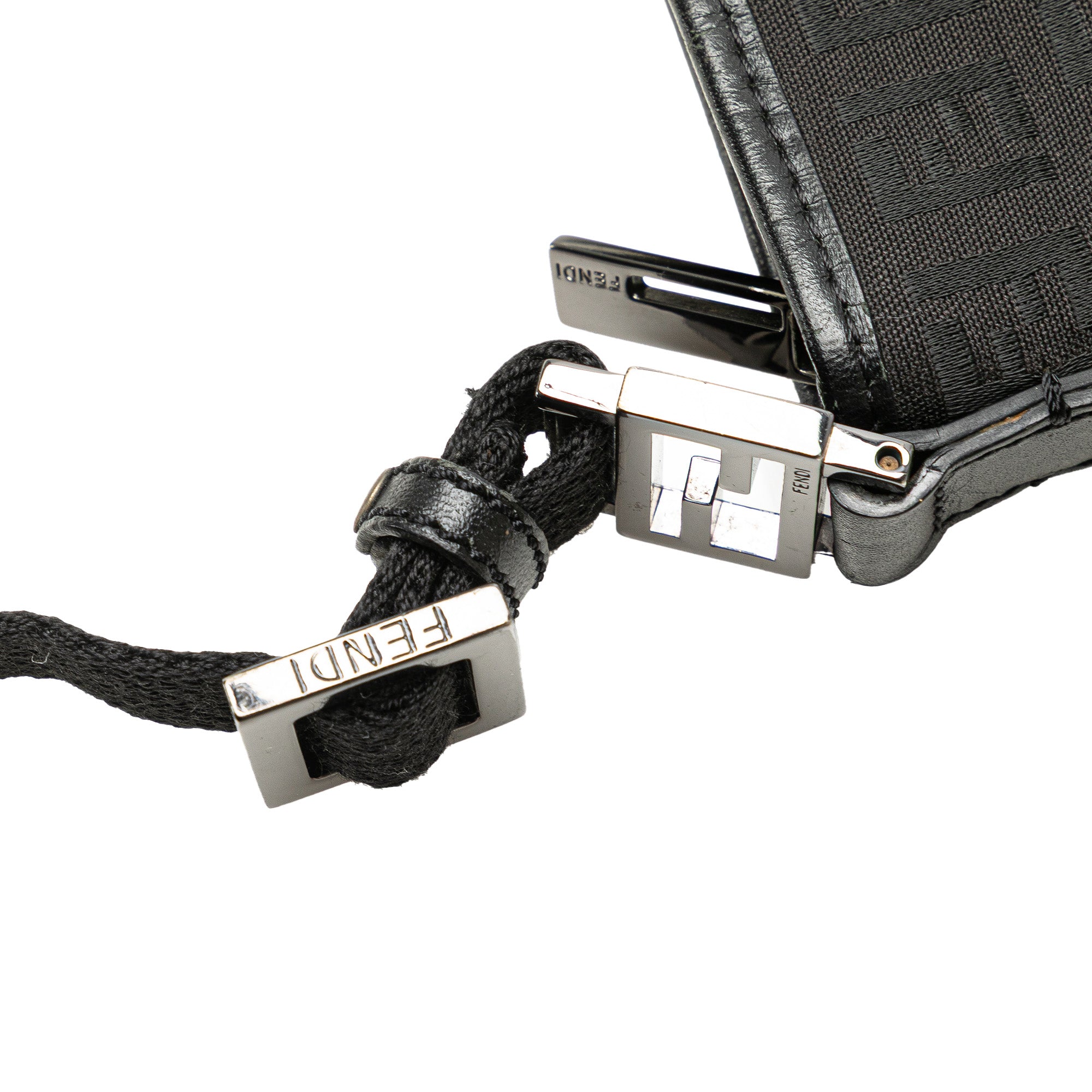 Fendi | Pre-Owned Zucchino Canvas Crossbody - II | Black