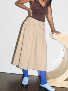 Maeve Midi Skirt | Toast Twill