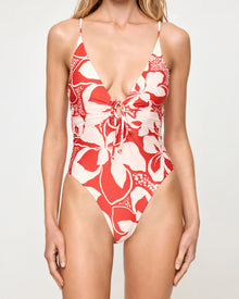 Piper One Piece Swimsuit | Hibiscus Bloom