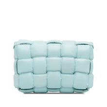 Bottega Veneta | Pre-Owned Nappa Intrecciato Padded Cassette Crossbody - III | Blue/Light Blue