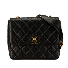 Chanel | Pre-Owned Quilted Lambskin XL Square Flap | Black