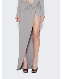 LaQuan Smith | Women | Draped Maxi Skirt | Stone