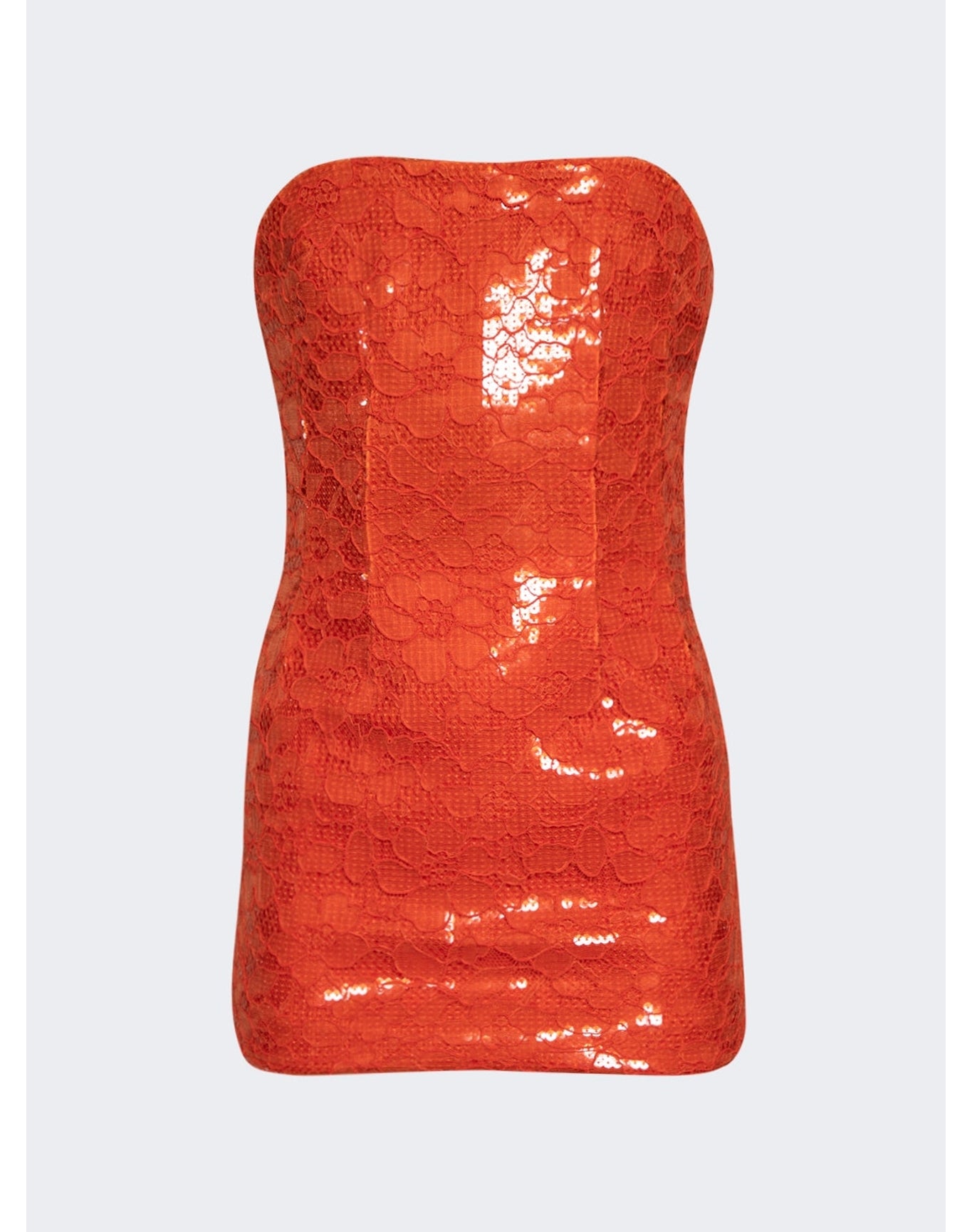 LaQuan Smith | Women | Strapless Mini Dress | Orange