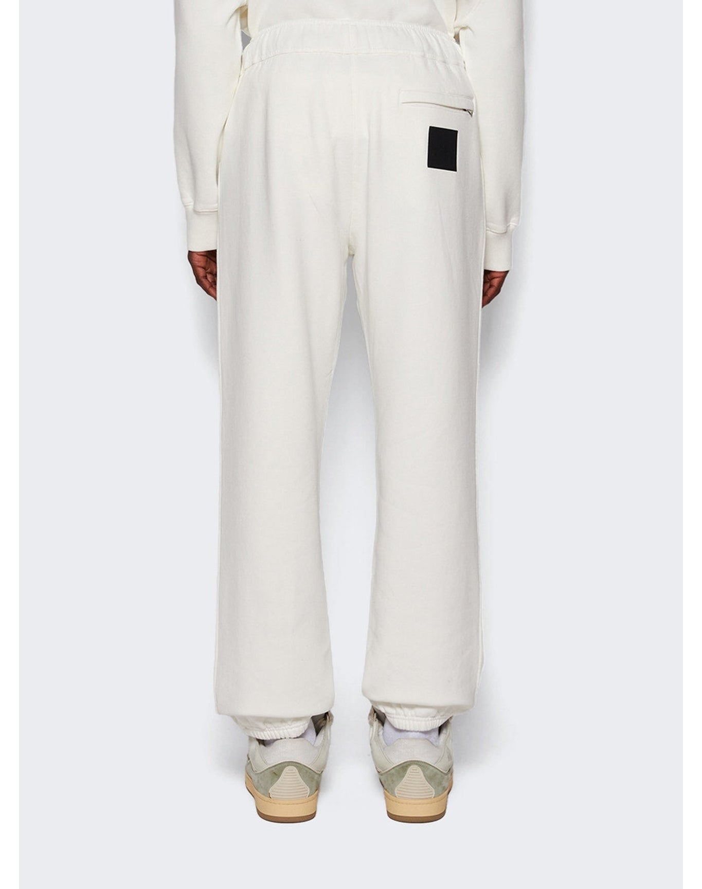 Lanvin x Future | Men | Logo Embroidered Sweatpants | White Mustang