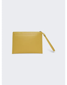 Lanvin x Future | Men | Zipped Flat Pouch With Eagle Print | Bright Orange