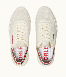 Larson O.B Stripe You Can Swim In Shoes | White/Orange