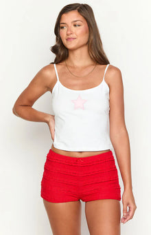 Leo Micro Shorts | Red