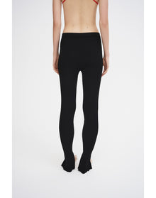 Leo Eco Stretch | Slit Leggings | Black