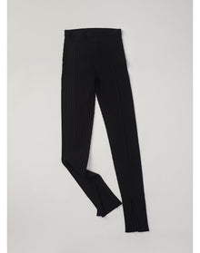 Leo Eco Stretch | Slit Leggings | Black