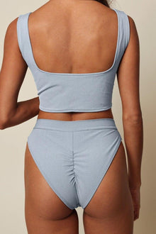 Madison Variation Top | Light Denim