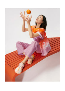 Light Colorful Running Shoes | Orange
