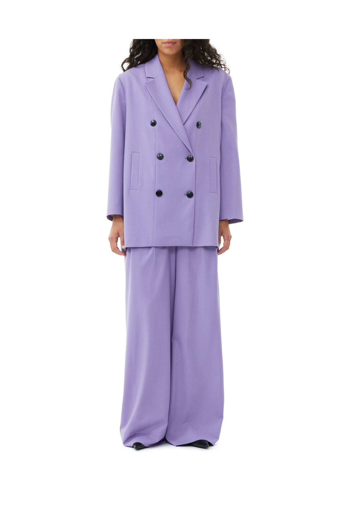 Light Oversized Blazer | Purple Haze