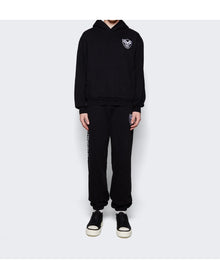Local Authority | Men | Mischief Shield Fleece Hoodie | Washed Black