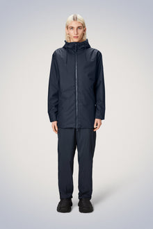 Rains Lohja Long Jacket Jackets 47 Navy
