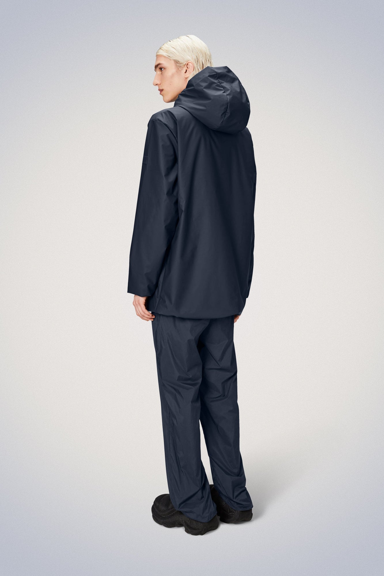Rains Lohja Long Jacket Jackets 47 Navy