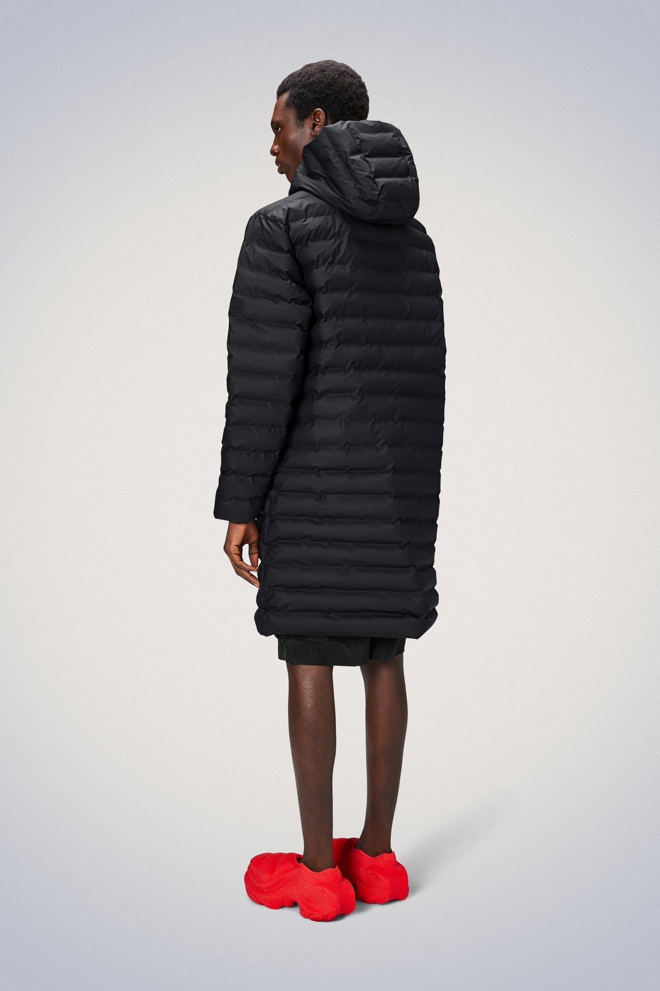 Rains Lohja Longer Puffer Jacket Jackets 01 Black