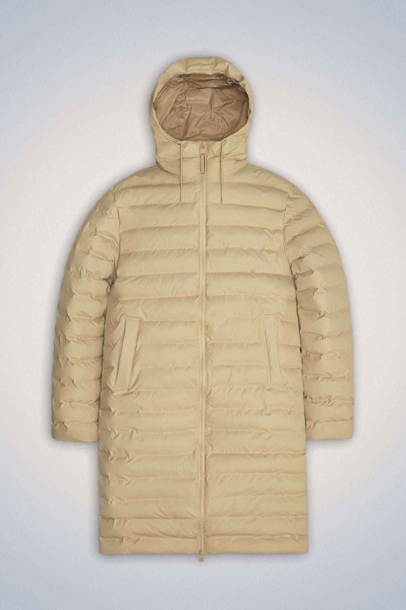 Rains Lohja Longer Puffer Jacket Jackets 24 Sand