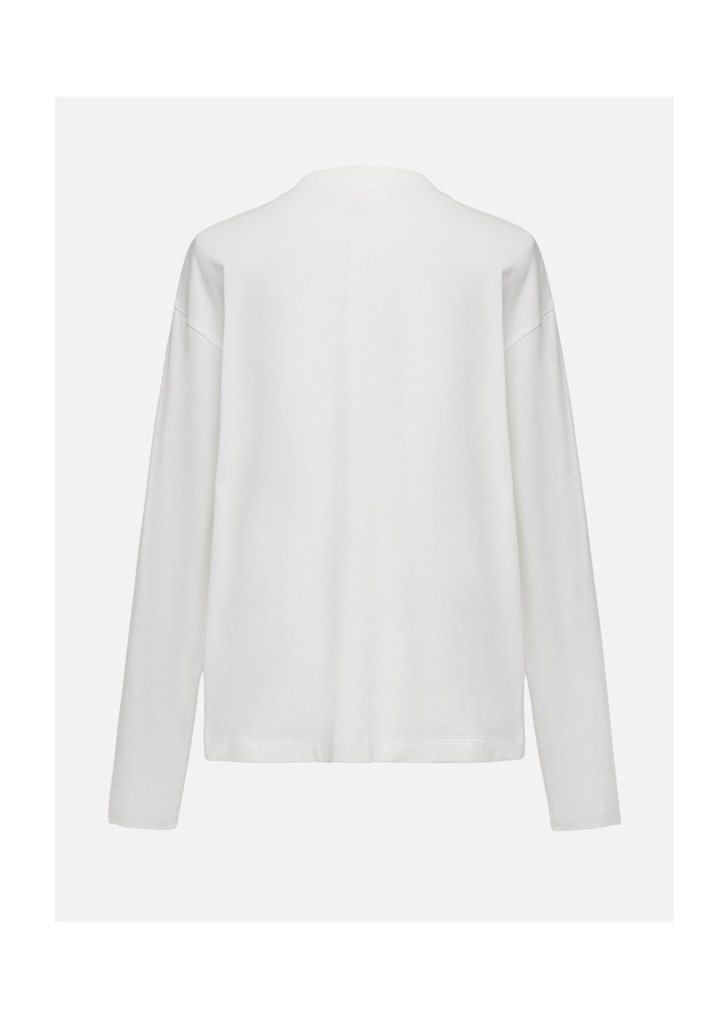 Long-Staple Cotton Sweatshirt | White