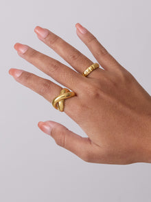 Cross Ring | 14K Gold Vermeil