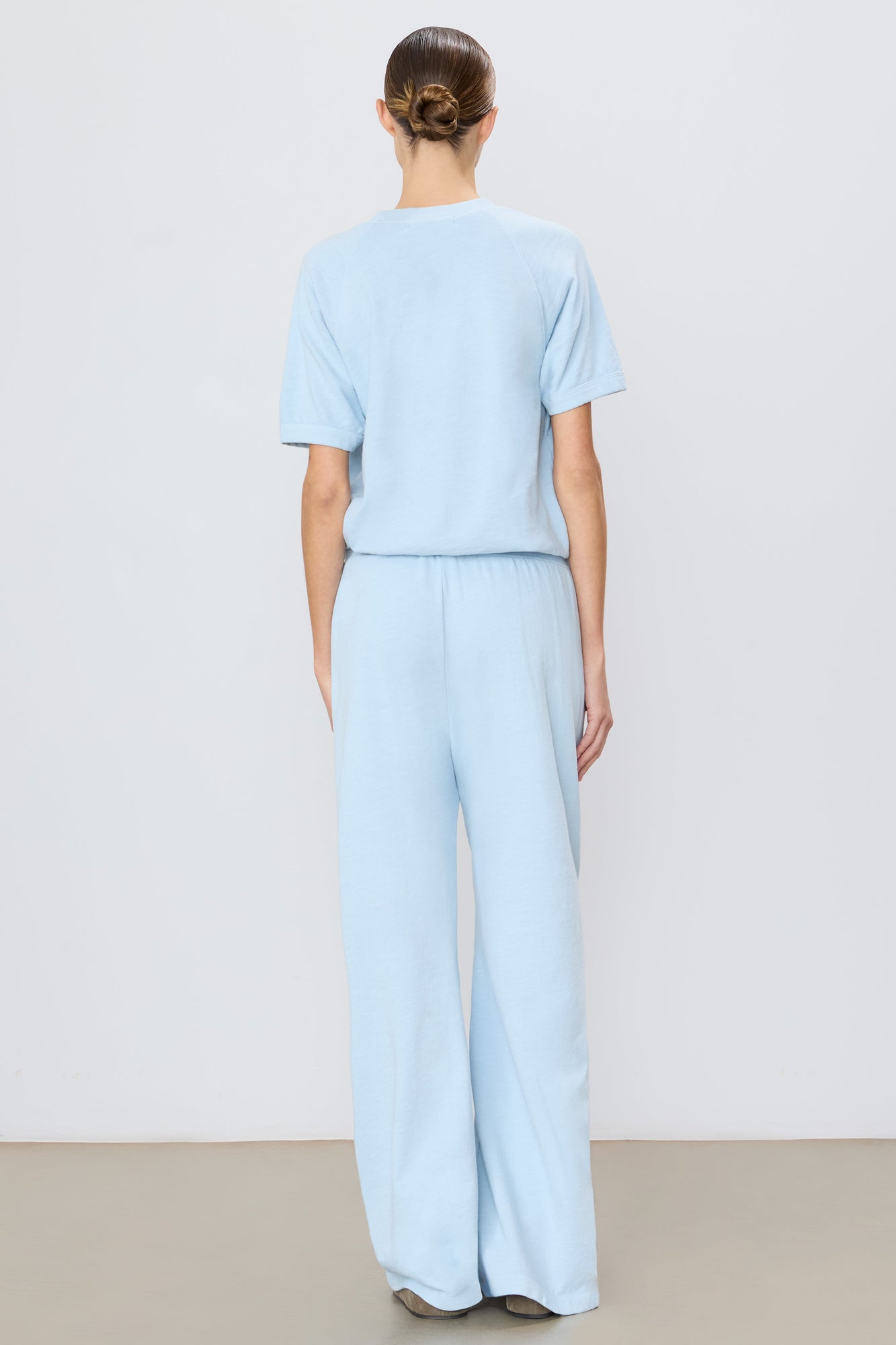 DRAWSTRING WIDE LEG SWEATPANT - ETERNE