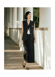 Loose-Fitting Wide-Leg Pant | Black
