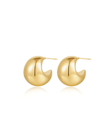 Lucia Hoops - Gold | Plated Gold