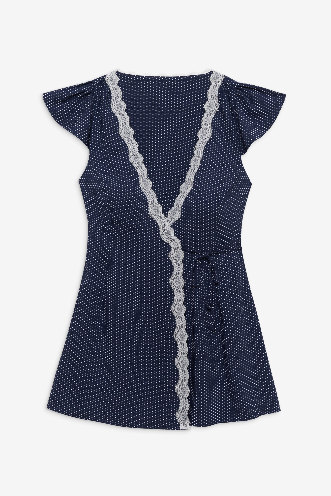 Lucy Crepe Dress Dotty Print