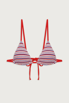 Lumia Terry Triangle Bikini Top - American Summer